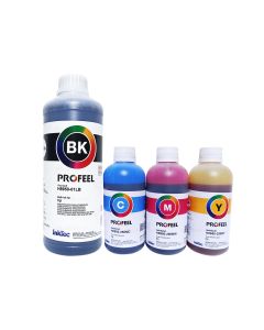 Tinta H8950 Corante Inktec Profeel para HP : Kit Black (1L) + CMY (250ml)