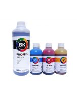 Tinta C9021 Corante Profeel InkTec para Canon Kit Black (1L) + CMY (250ml x 3) 