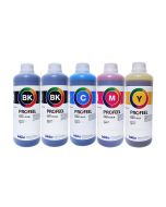 Kit 5 Litros Tinta E0017 Corante Inktec Profeel para Epson : Black x2 + CMY