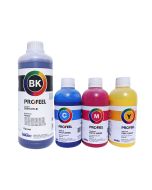 Kit Tinta E0013 Pigmentada Inktec Profeel para EPSON : Black 1 Litro+ 3x250ml CMY